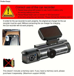 Car Dash Cam  360° Dual Lens for Nissan,Toyota,Chevrolet,Ford,Dodge