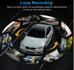 Car Dash Cam  360° Dual Lens for Nissan,Toyota,Chevrolet,Ford,Dodge