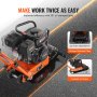 Plate Compactor, 6.5 HP 196CC Gas Engine